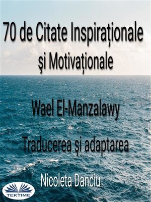 cover image of 70 De Citate Inspiraționale Şi Motivaționale